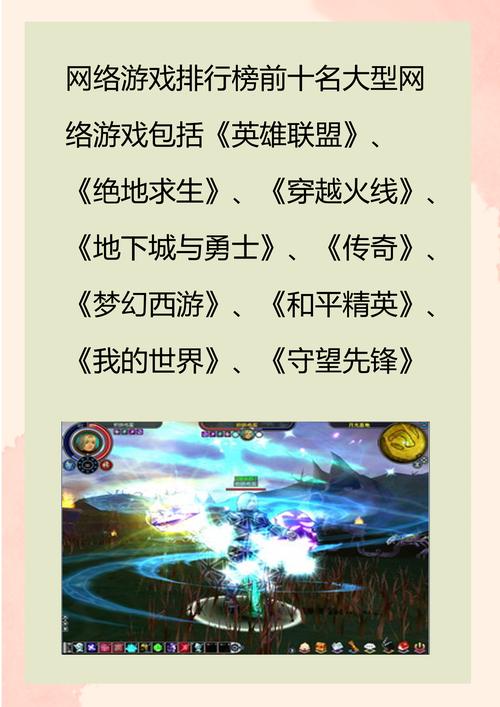 好玩的大型网游排行榜:2023最热门的十款游戏推荐