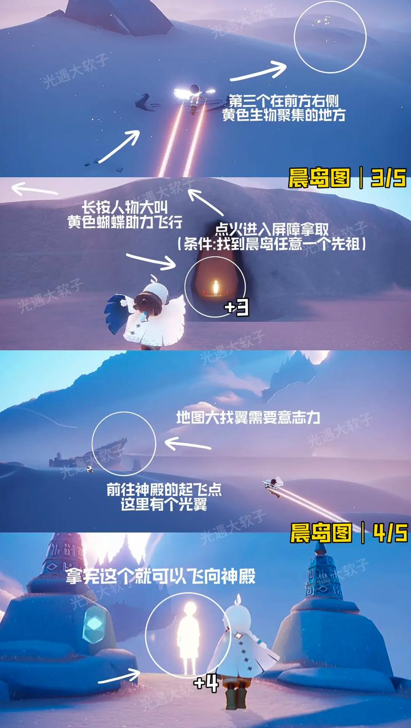 光遇仙乡金塔怎么走?超简单路线一看就会!