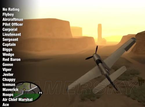 圣安地列斯飞机代码是多少?输完秒变飞行员!