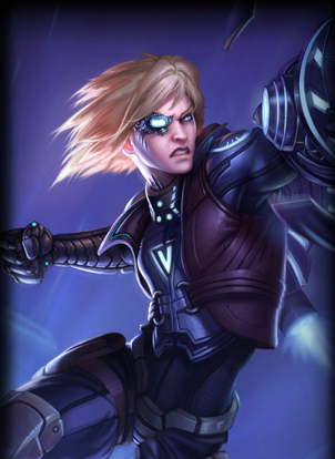 英雄联盟EZ未来战士：高科技感皮肤，体验超强输出快感！