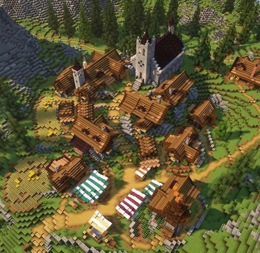 我的世界村庄位置：地图、指令、河流寻村攻略