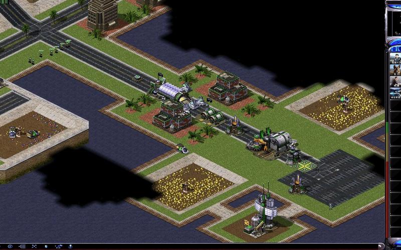 红警2猪猡湾地图：科技共享模式多人对战