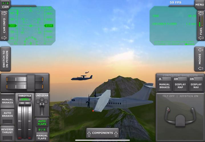 模拟飞行10:安卓手机也能玩的高清模拟飞行