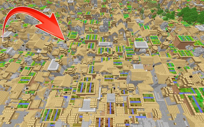 我的世界村庄位置：地图、指令、河流寻村攻略