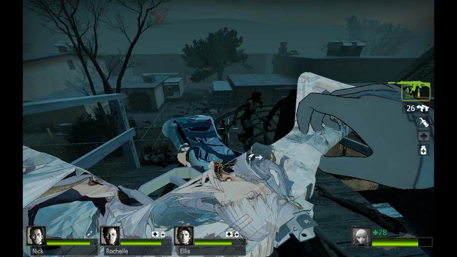 安卓手机玩少女的求生之路2汉化版,超刺激求生体验