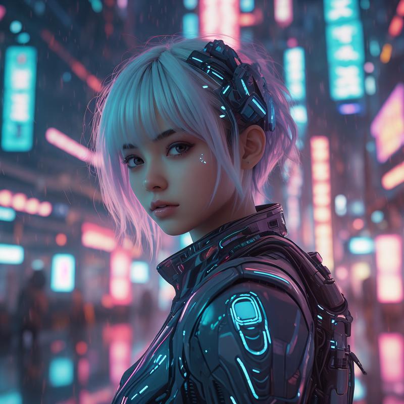 赛博女孩最新发型,个性潮流就是这么简单!